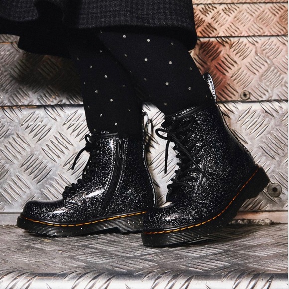 Dr. Martens - TODDLER 1460 GLITTER LACE UP BOOTS - Size 7 - Excellent Condition - Picture 3 of 13